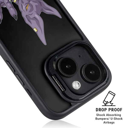 Dragon Ball Super Beerus Portrait iPhone 14 Kickstand Case